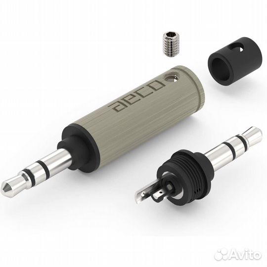 Разъем mini Jack (Stereo) Aeco AT3-1331 Silver