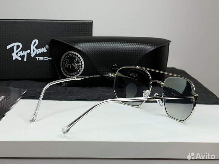 Солнцезащитные очки ray ban стекло с чехлом