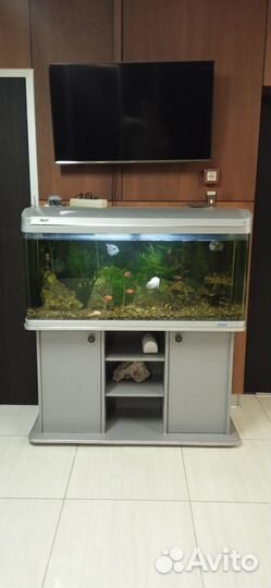Аквариум с тумбой бу