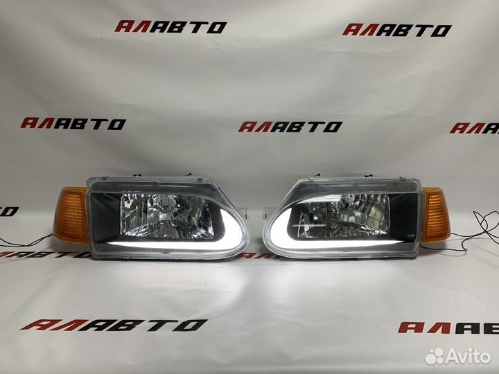 Фары на ваз 2114 в стиле lexus светлые
