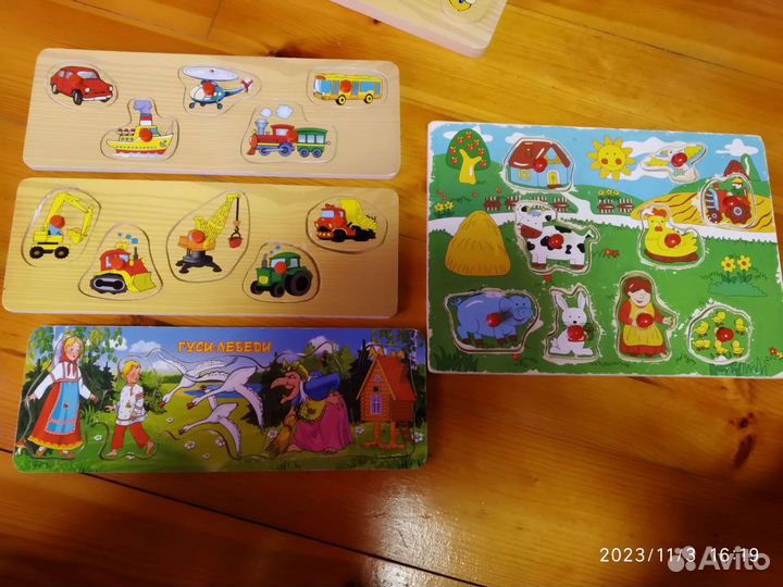 Развивающие деревянные игрушки