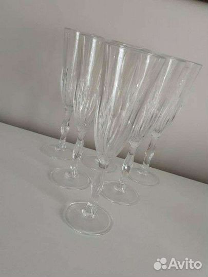 Бокалы для шампанского хрусталь