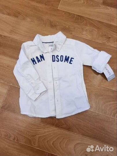 Детская рубашка carters 18 м
