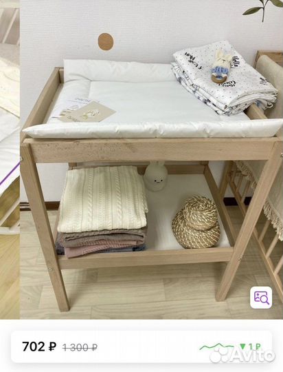 Матрас на пеленальный столик