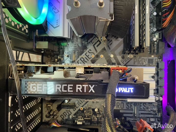 RTX 3050 stormx palit на гарантии