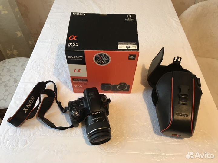 Фотоаппарат сони альфа 55
