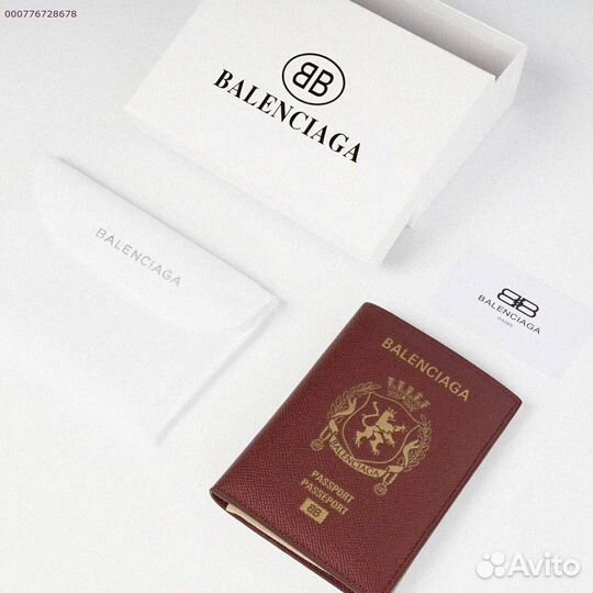 Обложка на паспорт Balenciaga (Арт.20567)
