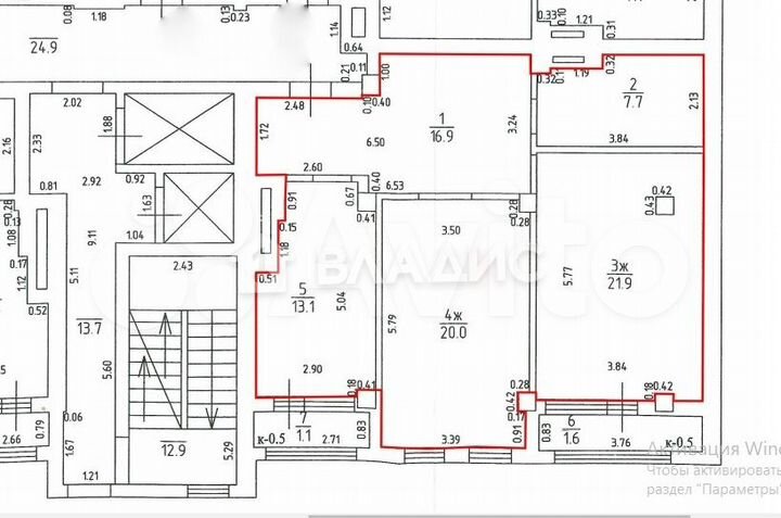 2-к. квартира, 83 м², 10/12 эт.