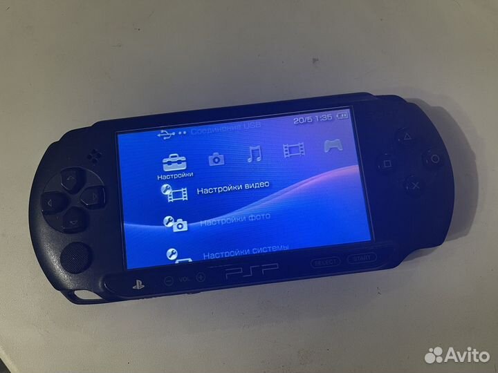 Sony PSP e1008 прошитая 8гб с играми (идеал)