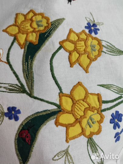 Скатерть винтажная хлопок