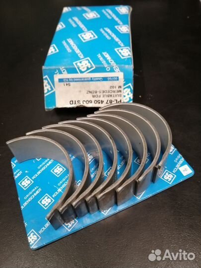 Вкладыши шатунные MB M102 STD и +0,25