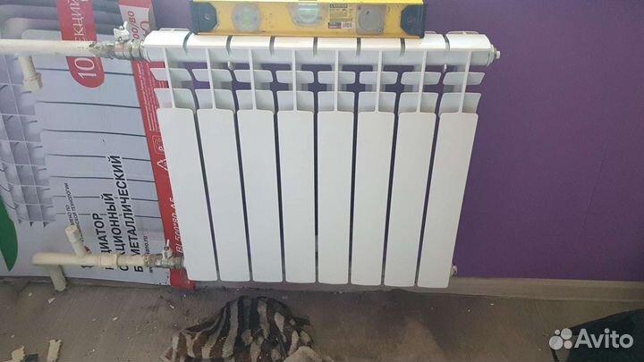 Замена радиаторов отопления.Услуги сантехника