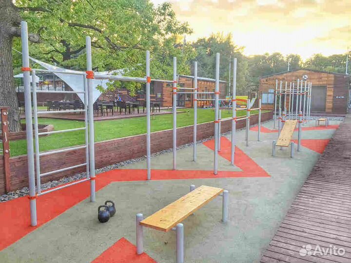 Спортивные Площадки Шведская стенка, качели