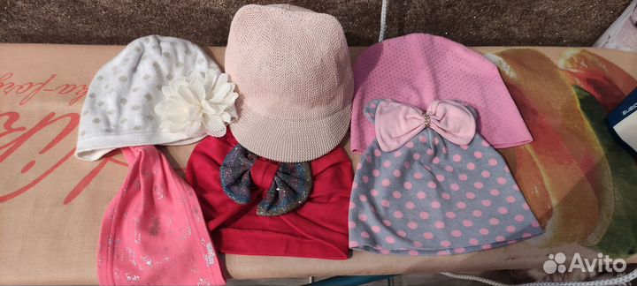 Детские шапочки для девочек
