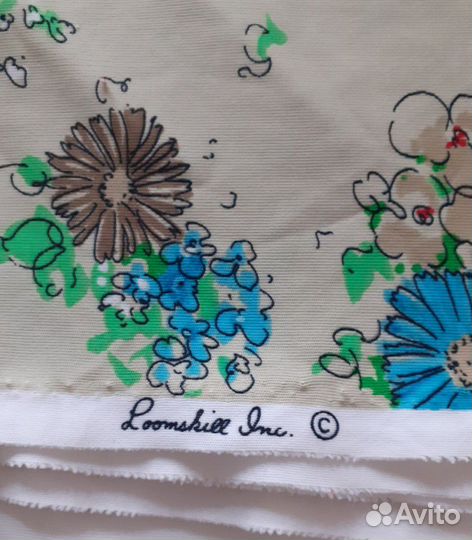 Ткань, винтаж, Америка 70-х, полиэстер, 4,5 м