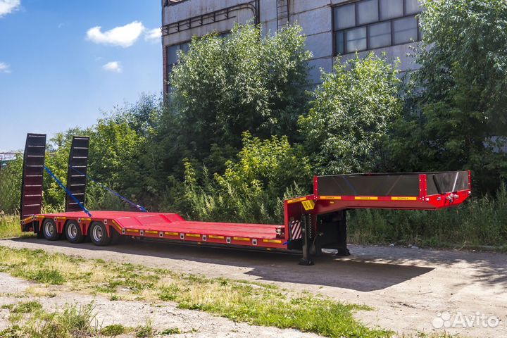 Полуприцеп трал (тяжеловоз) Авиком 98713-04 с ломаной рамой, 2024