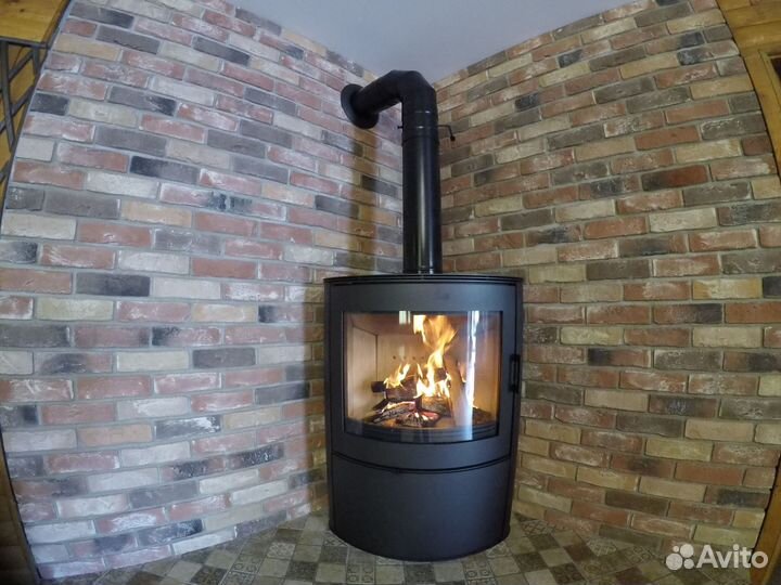 Установка печей-каминов