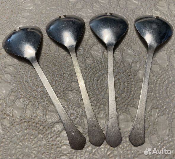 Мельхиоровые салатные ложки, Таллин, СССР