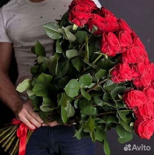 Высокие розы 150 160 170 180 190см доставка Москва