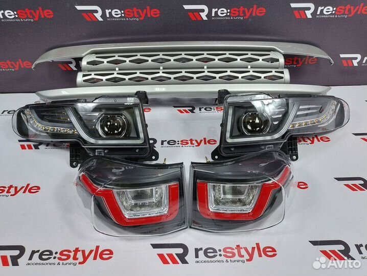 Фары Toyota FJ Cruiser Стиль Range Rover D1810