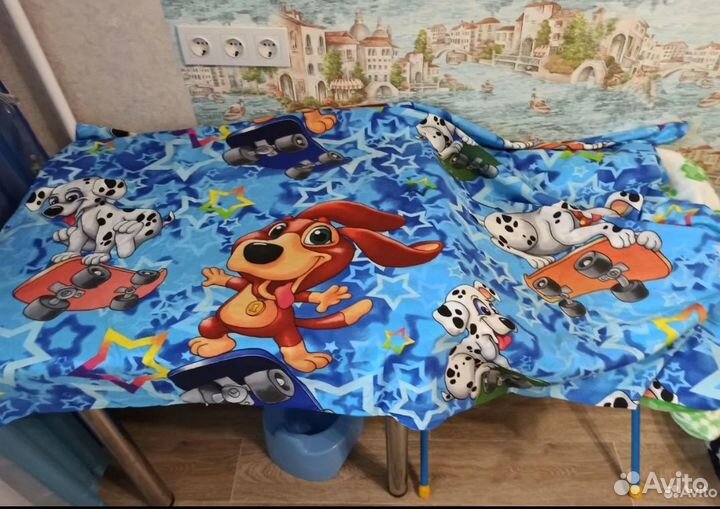 Детское постельное белье 120 60 новое и одеяло