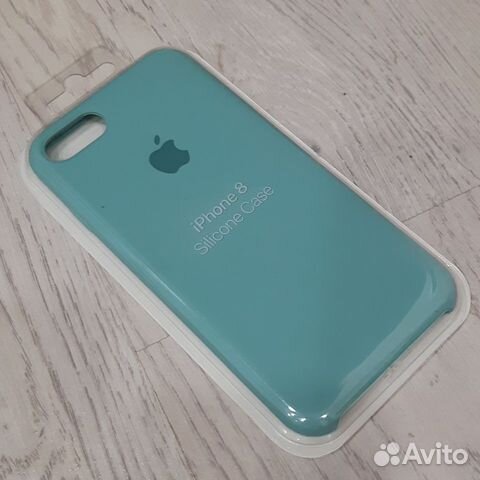 Силиконовый чехол на iPhone 7 / 8 мятный