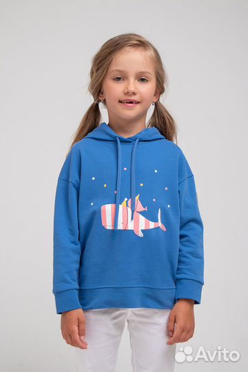 Джемпер для девочки Crockid кр 301700 синий (98)