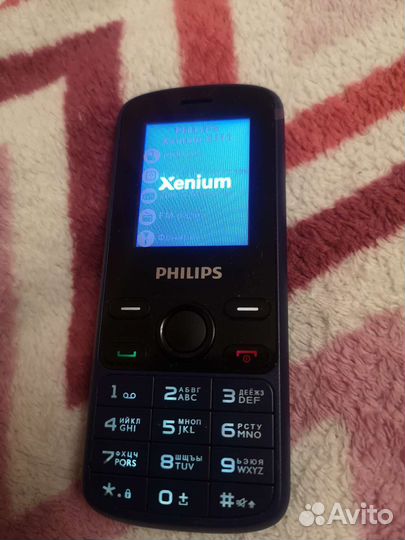 Philips xenium E111 blue. Новый