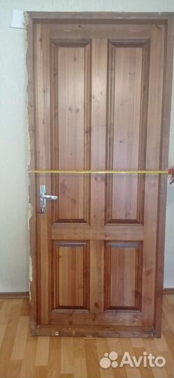 Дверь входная деревянная бу