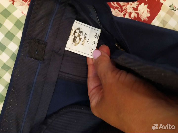 Школьный костюм для мальчика 134 синий