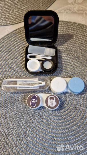 Контейнер и пинцет для линз