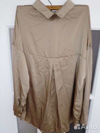 Атласная блуза