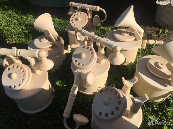 Шкатулка Старинный Патефон дерево липа