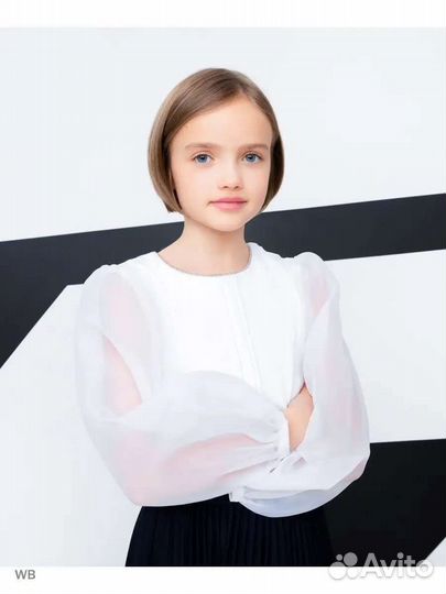Блузка для девочки 134 gulliver новая