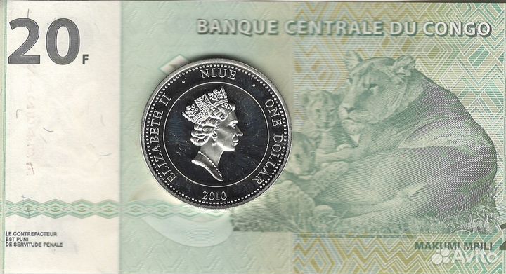 Серебро 1 доллар Ниуэ