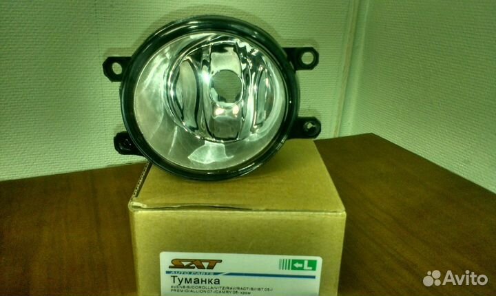 Противотуманная фара лев Toyota Camry c 2006- хром