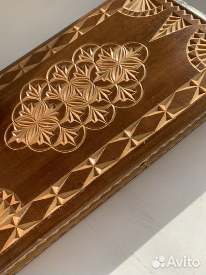 Деревянные нарды ручной работы