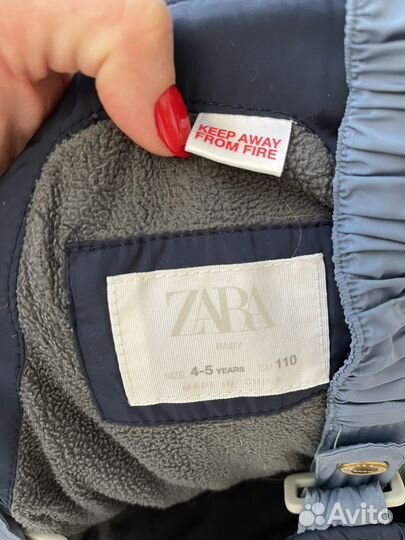 Зимние брюки zara для мальчика