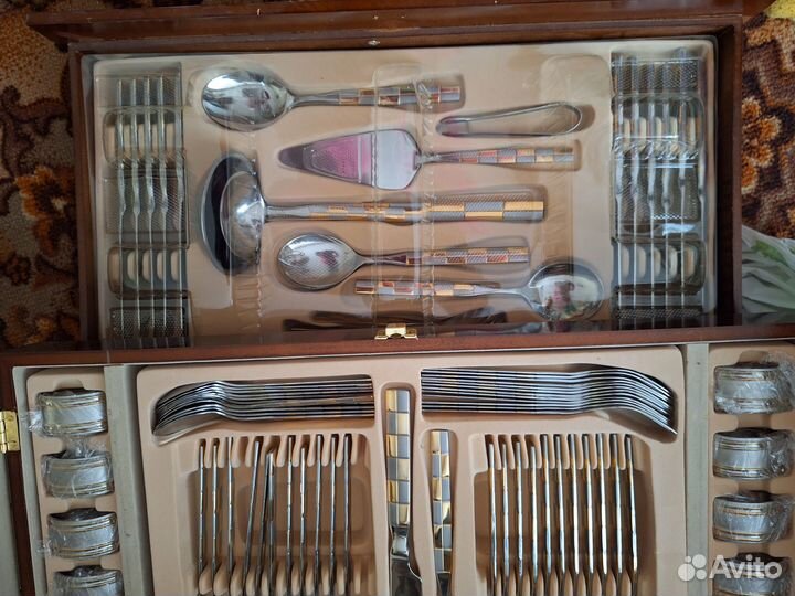 Столовый набор ложки и вилки на 12 персон