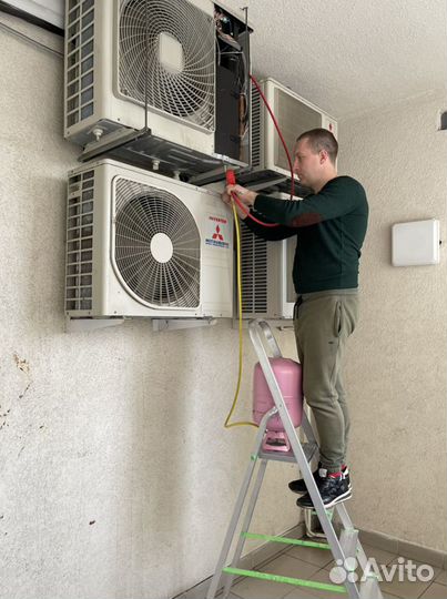 Кондиционеры ремонт чистка обслуживание монтаж