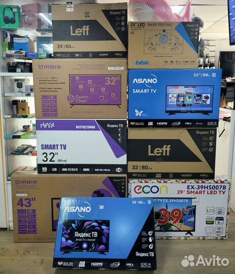 Новые телевизоры со SmartTB 61-110см на Гарантии