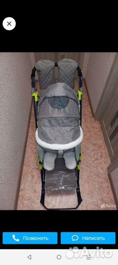 Коляска санки