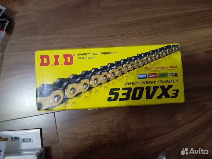 Цепь DID и звезды Triumph Tiger 1050