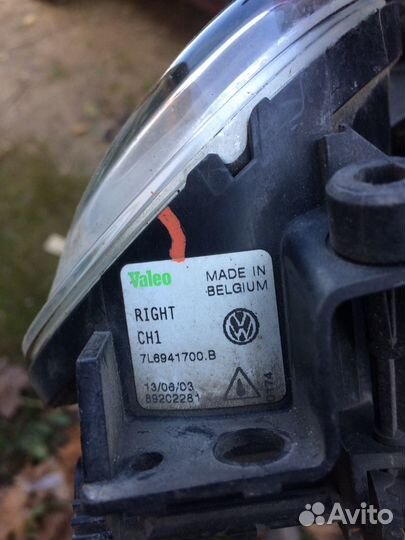 Противотуманные фары на Таурег 2 шт