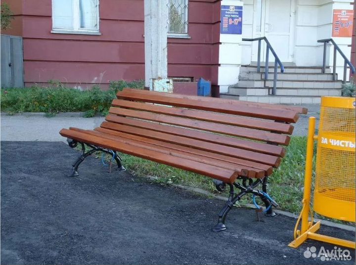 Скамейка садовая чугунная