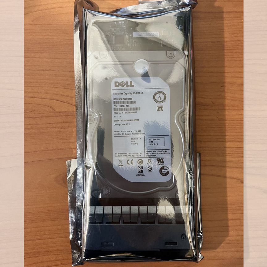 [0N0YPD] Жесткий Диск Dell 2tb Sata3.5 0n0ypd
