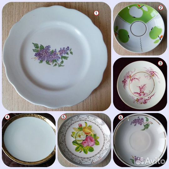Чайники, тарелки, салатники, чайные чашки