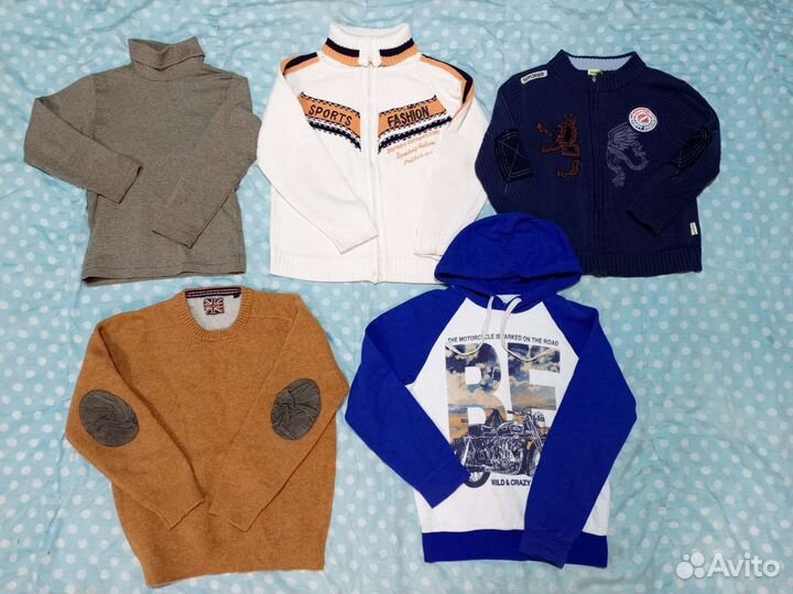 Пакет вещей для мальчика 116 122 128