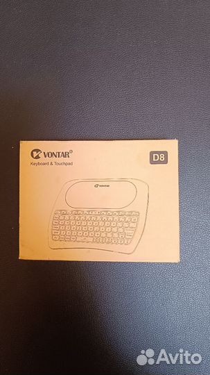 Клавиатура беспроводная с тачпадом Vontar D8