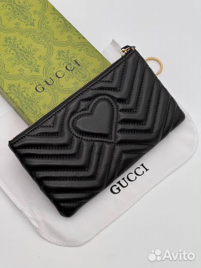 Ключница gucci кожаная